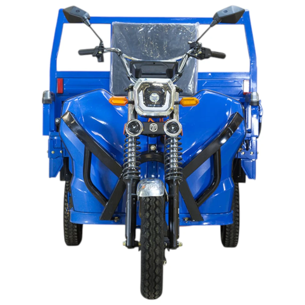 Грузовой электротрицикл Rutrike D5 1500 гидравлика (72V1500W) Тёмно-зелёный 3