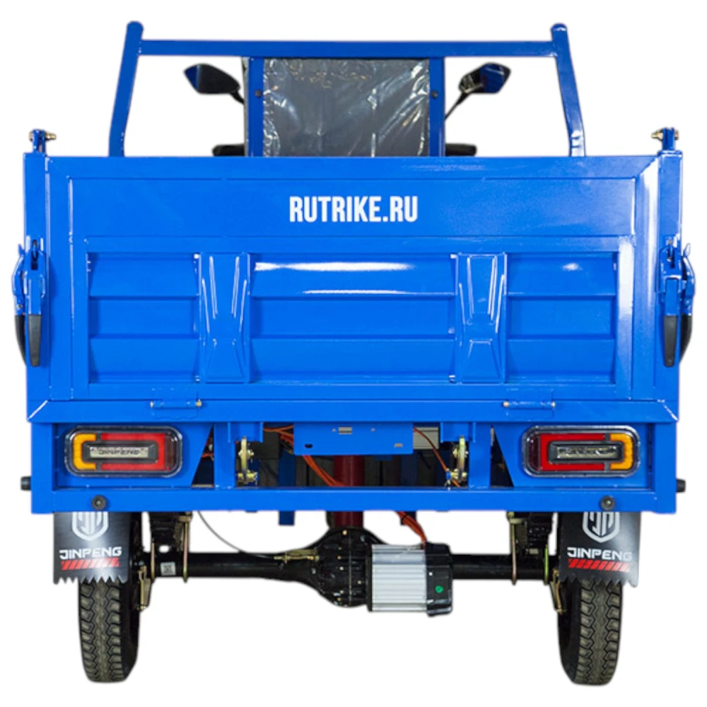 Грузовой электротрицикл Rutrike D5 1500 гидравлика (72V1500W) Тёмно-зелёный 6