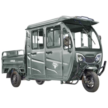 Грузовой электротрицикл Rutrike Рейс обогрев 1300 60V1200W Серый