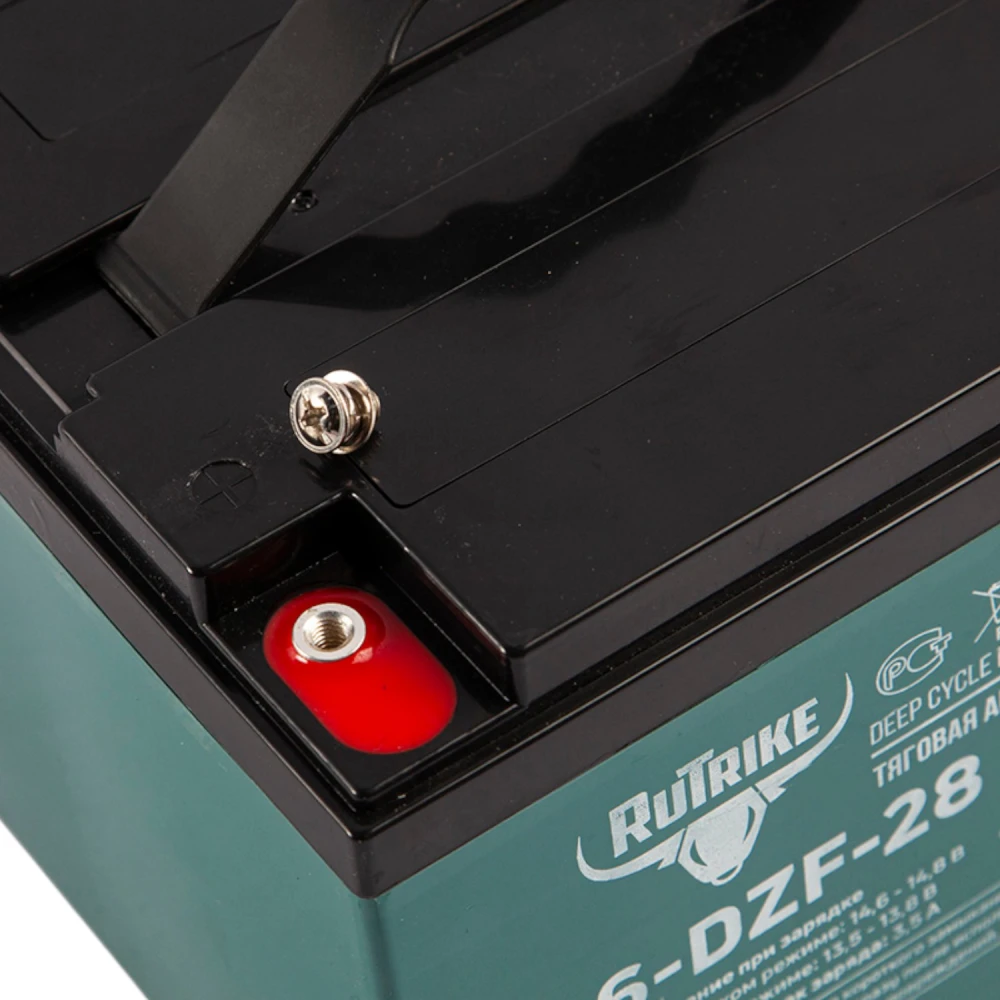 Аккумулятор тяговый Rutrike 6-DZF-28 (12V28A/H C3) 3